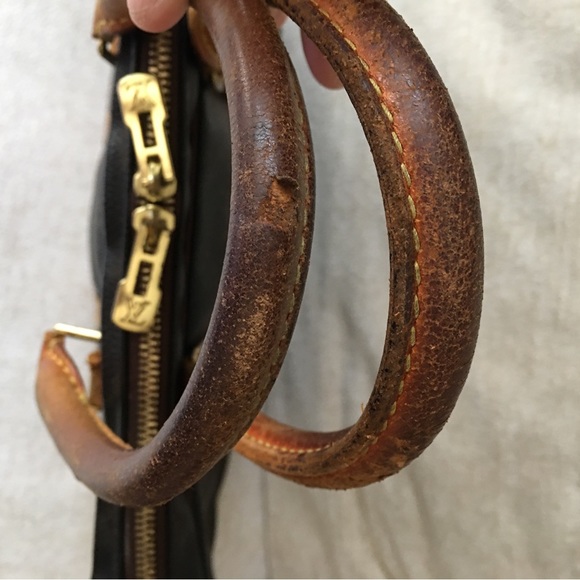 🟤FIRM-Vintage Authentic Vuitton Monogram Porte Documents Case Large Bag *LOWEST* - Picture 7 of 15